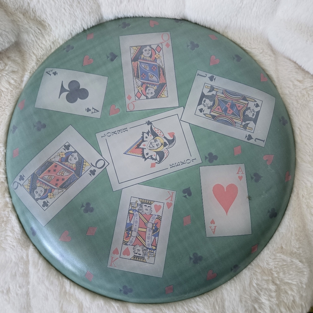 Vintage Luminarc Poker 12inch Glass Platter - Picture 6 of 8
